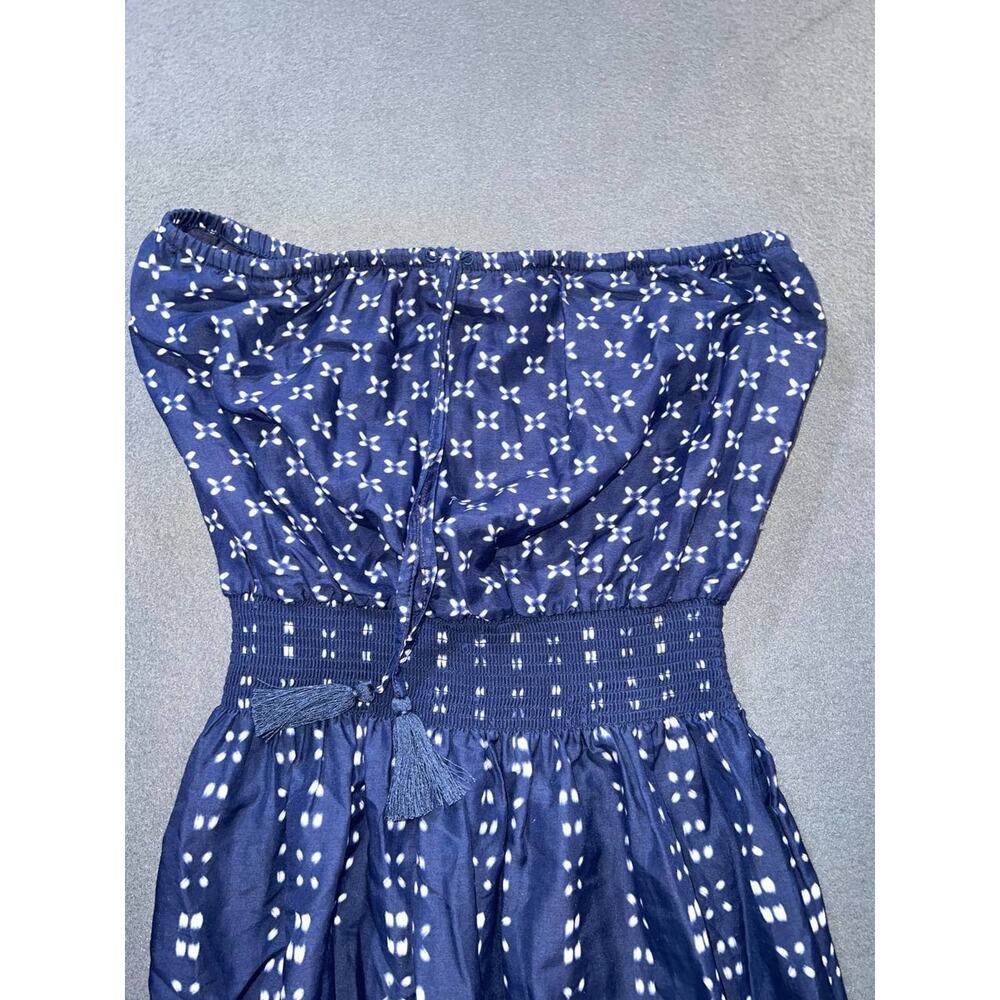 Athleta Printed Molokai cotton silk boho Y2K Maxi Dress Size Medium A010065 - Picture 3 of 13